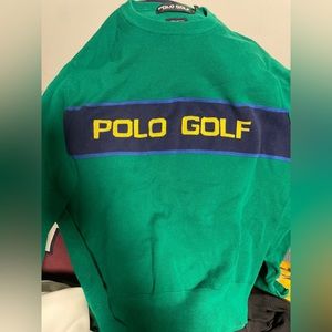 Polo gold spell out sweater